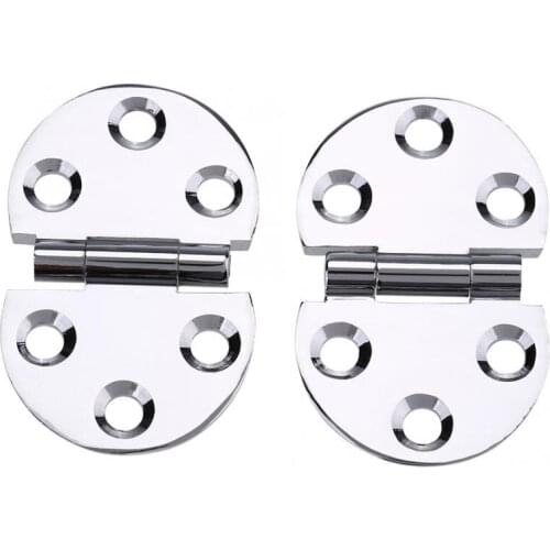 2Pcs 180 Degree Hinges for Folding Tabletop Sewing Machine Copper Hinges for Table Cabinet Drawer Jewellery Box bisagra