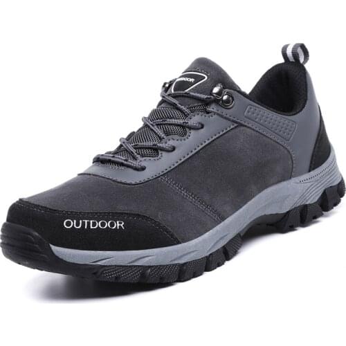 2021 Spring Platform Non-slip Hiking Shoes Men Outdoor Sneakers Men Breathable Suede Trekking Sport Shoes Zapatillas De Deporte