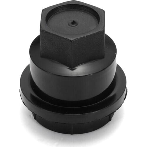 5Pcs 24mm Black Wheel Lug Nut Cover Cap Replacement 15661036