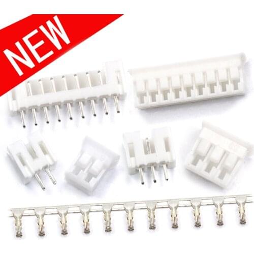 50pcs PH2.0 2p 3p 4P 5P 6P 7P 8P 9P 10P 11P 12 pin 2.0mm Pitch Terminal Kit / Housing / Pin Header JST Connector Wire Connectors
