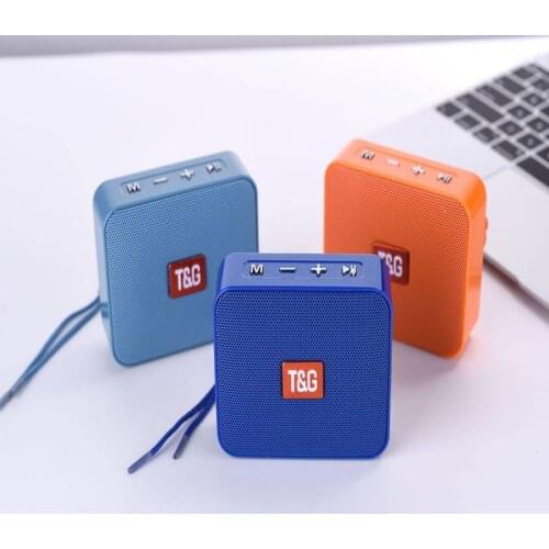 Original Brand TG166 Speakers Portable Bluetooth Speaker Wireless Soundbar Outdoor HIFI Subwoofer Support TF Card FM Radio Aux