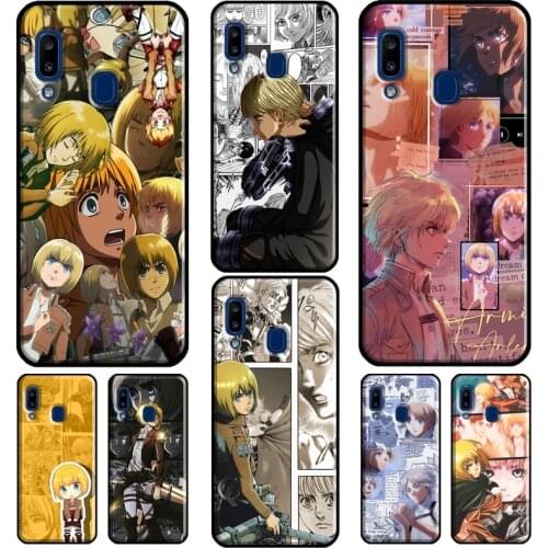 Shingeki No Kyojin Armin Arlert For Samsung Galaxy A52 A72 A32 A12 A10 A40 A50 A70 A21S A20e A11 A31 A41 A51 A71 Phone Cover