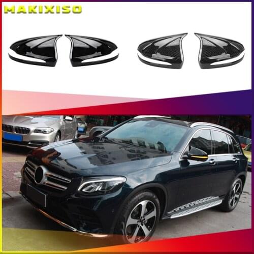 For Mercedes-Benz C260L Rearview Mirror Cover E-Class C-Class C200L E300L Carbon Fiber Reversing Shell S-Class GLC