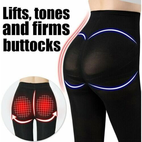 Beautiful leg pantyhose Power Hip up Tights Push up Compression Stockings Bodybuilding Slimming Pantyhose Leg V3B9