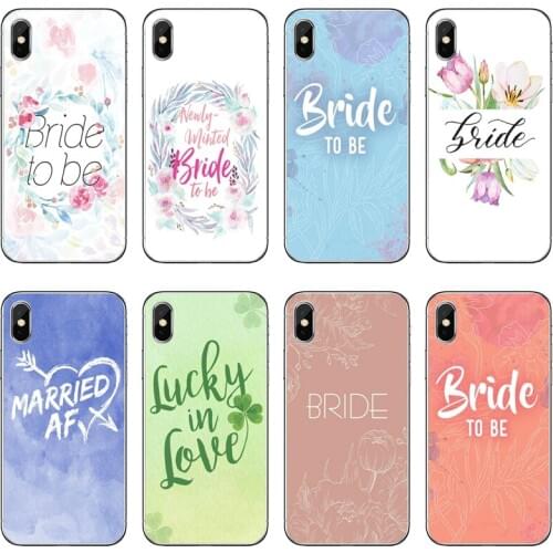 Quotes Bride To Be Mobile Phone Case For Samsung Galaxy Note 10 9 8 5 4 S10E S10 Lite S9 S8 S7 S6 Edge Plus S5 S4 Mini