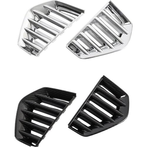 For Cadillac XT4 2018 2019 Front Fog Lamp Trim Frame Carbon Fibre 2PCS