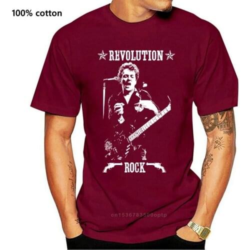 JOE STRUMMER ON STAGE PICTURE T SHIRT - REVOLUTION ROCK CLASSIC PUNK T SHIRT