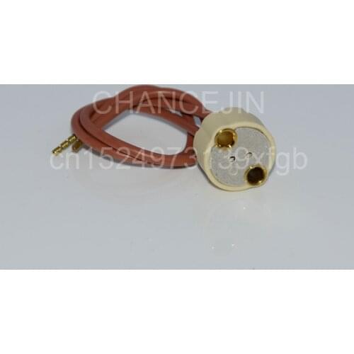 G4 GZ4 GY4 lamp holder biochemical instrument microscope lamp base B&W 994 high quality halogen bulb shocket with 14CM cable