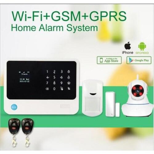 G90B plus Gsm Wifi Alarm System Work with Wifi IP Camera Home Security Alarm System for Smart Home Alarm System Door Bell Alarm