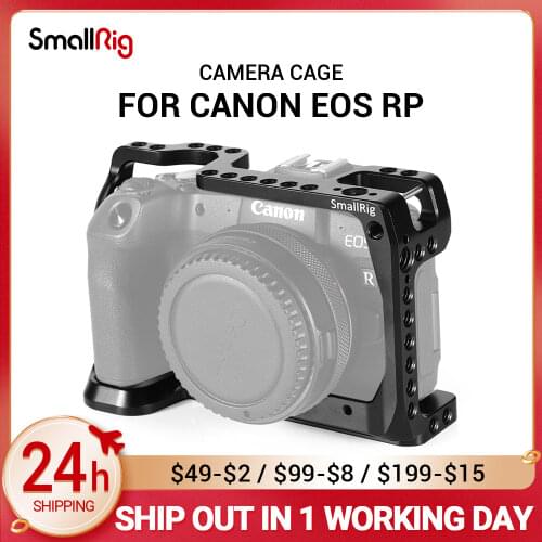 SmallRig DSLR Camera Cage for Canon EOS RP Feature with 1/4 3/8 Thread Holes For Magic Arm Microphone Attachment CCC2332