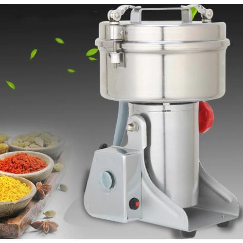 Coffee Grinders Stainless steel 2000G large powder grinder super fine grinding machine Chinese medicine household