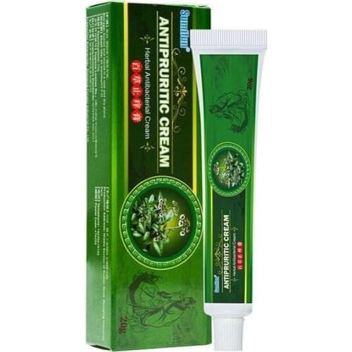 20g Eczema Ointment Psoriasis Cream Anti Itching Pruritus Dermatitis Pain Patch Skin Care Chinese Herbal Medical Plaster
