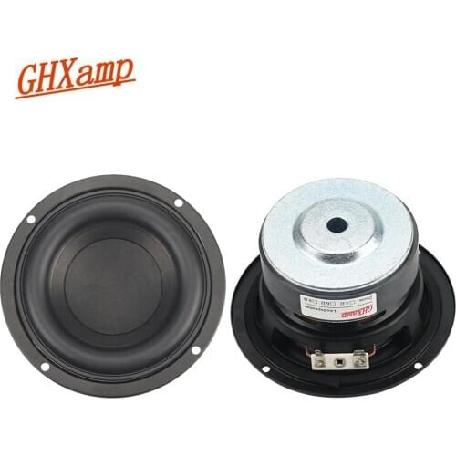 2PCS Round Subwoofer Speaker 4 inch 40W Woofer Cotton Paper BASS Home-made 2.1 Subwoofer Unit PC Car Louspeakers DIY 116mm