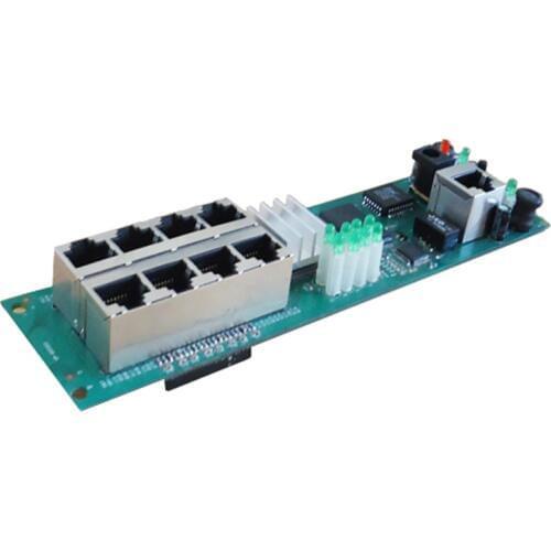 OEM manufacturer direct sell cheap wired distribution box 8-port router modules OEM wired router module 192.168.0.1