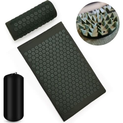 New Massager Cushion Massage Yoga Mat Acupressure Relieves Stress Relieves Body Back Pain Fitness Yoga Mat