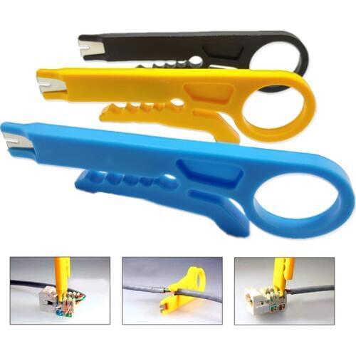 Mini Portable Wire Stripper Knife Crimper Pliers Crimping Tool Cable Stripping Wire Cutter Multi Tools Cut Line Pocket Multitool