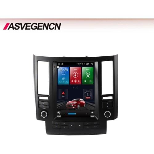 Rotary Screen Asvegen 10.4" Vertical tesla style Android Car DVD GPS NAVI PLAYER RADIO for Infiniti FX35 2003-2006 With 4+64gb