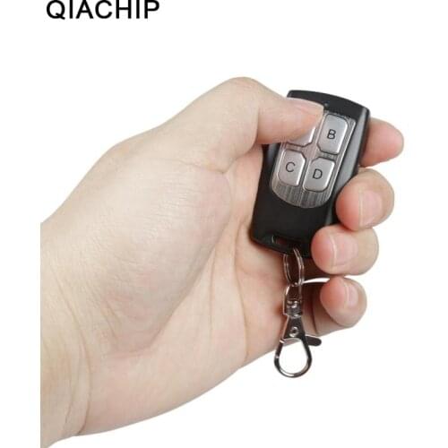 QIACHIP 433MHz 4 CH Button EV1527 Code Remote Control Switch RF Transmitter Wireless Key Fob For Smart Home Garage Door Opener