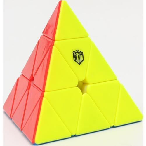 QiYi Mofangge 3x3x3 Xman Bell magnetic jinzita magic cube triangle twist Puzzle education toys for children Speed Cube Puzzle