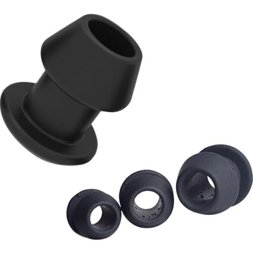 Small medium large silicone anal beads butt plug douche Enema syringe shower cleaning Hollow Anus vagina Speculum gay Sex Toy