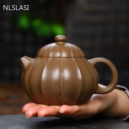Yixing Traditional Tea Pot Handmade Purple Clay Filter Teapot Raw Ore Beauty Kettle Chinese Tea Ceremony Teaware Gifts 240ml