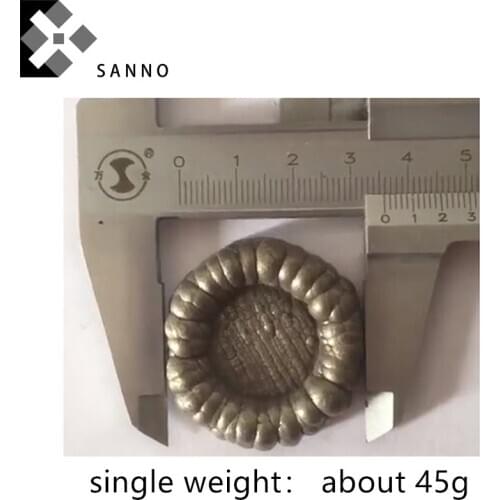 High purity 99.99% metal cobalt grains weight 45g D35 X 35mm cobalt flower for scientific research