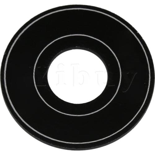 Yibuy 33mmDia Alloy Guitar Toggle Switch Plate Rhythm Treble Washer Ring Black
