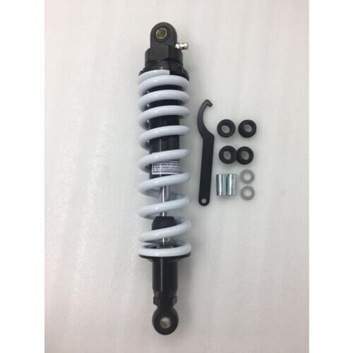 380mm400mm 430mm 1pcs 900lbs Rear Shock Absorber 12mm Spring Shock Suspension for ATV DIRT BICYCLE PIT TRACK Black + White