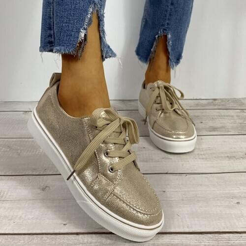 Ladies Breathable Flat Loafers Women Casual Round Toe Flats Shoes Comfortable Sneakers Plus Size Chaussure Femme