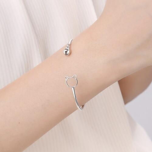 Everoyal Charm Lady 925 Sterling Silver Bangles For Women Jewelry Trendy Cute Design Girls Bracelets Accessories Female Gift