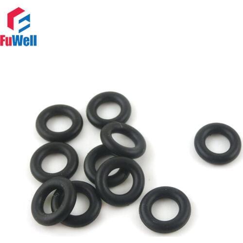 200pcs 1.9mm Thickness Nitrile Rubber O-ring Seals 15/16/17/18/19/20/21/22/23/24/25mm OD NBR O Rings Sealing Gaskets Washer