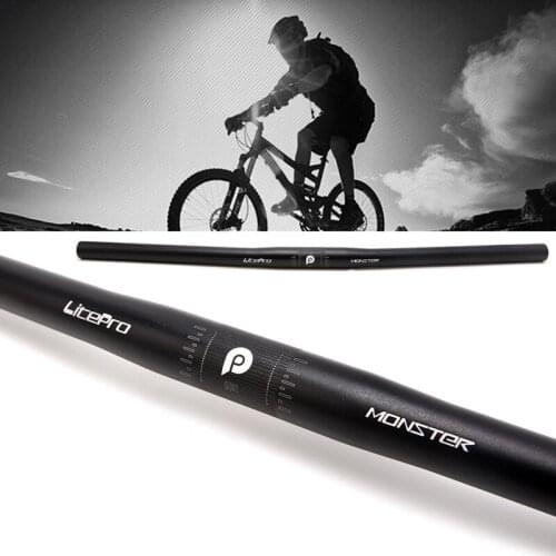 25.4mm Aluminum Alloy Handlebar Straight Bike MTB Bicycle Riser Flat Handle Bar