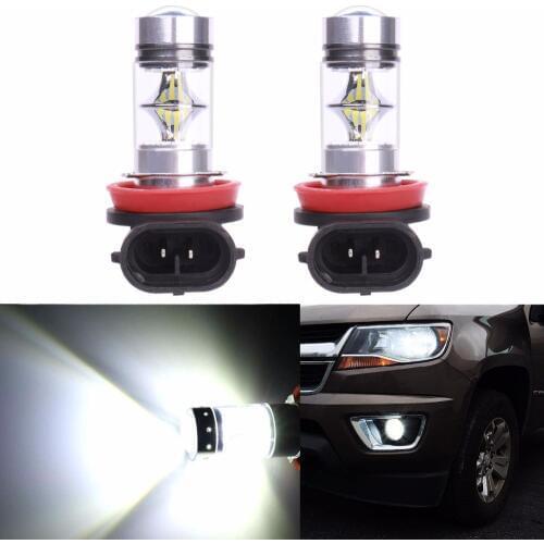 2xSuper White 1600 Lumen CANBUS Voiture Ampoule de Feux anti-brouillard H8 H11 9005 HB3 9006 HB4 H10 20*3535 SMD LED blanc 6000K