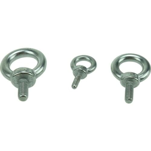 5pcs M5 M6 M8 M10 M12 M14 M16 M18 M20 Eye Bolt Stainless Steel 304 Marine Lifting Eye Bolt Ring Screw Loop Hole