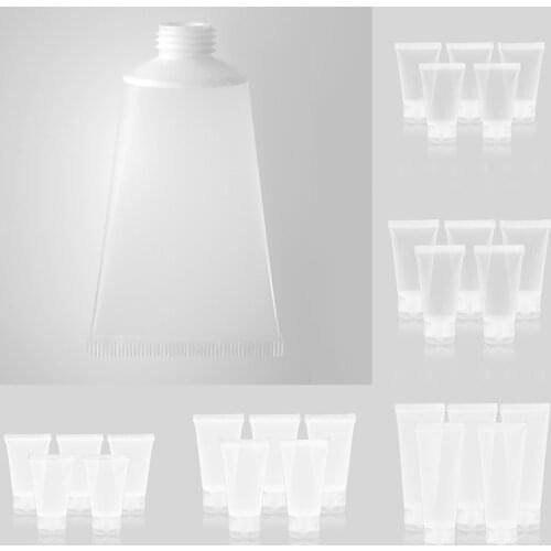 5PC Portable Transparent Travel Cosmetic Bottle Plastic Storage Container Transparent Refillable Bottle Organizer For Cosmetics