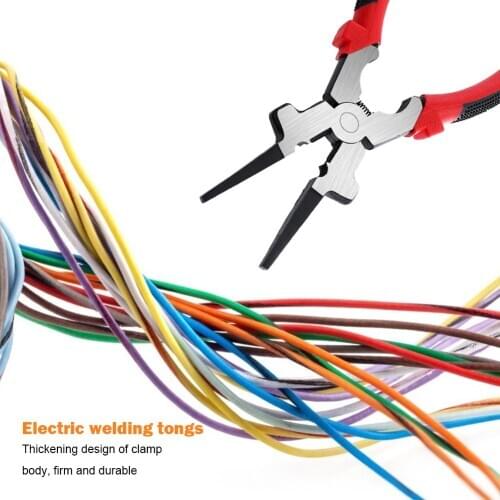 8 inch Multi-function Welding Jaw Pliers Refined High Carbon Steel High Hardness MIG Welding Auxiliary Tool for Welders