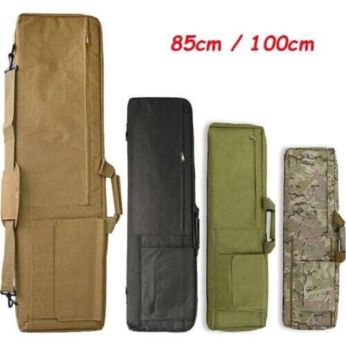 85cm/100cm Hunting Accessories Tactical Gun Bag Army Military Wargame Shooting Airsoft Sniper Gun Carry Rifle Case Molle Pouch