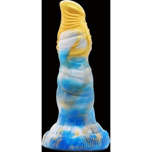 Anal Plug Colorful Silicone Dildo Suction Cup Colorful Penis Big Soft Dick Female Masturbator Erotic Adult Sex Toys for Woman 18