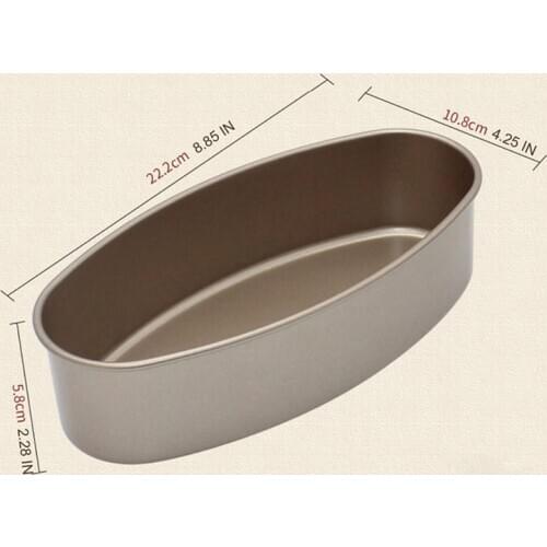 Oval Shape Nonstick Baking Tray, Cake Pan, Kitchen Cooking Baking Tool