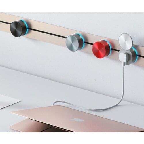 Wireless Power Track 750mm Electrical Orbital Socket CN 4 Moverable Adapters Flexible Outlet Black Gray Silver Champagne Q