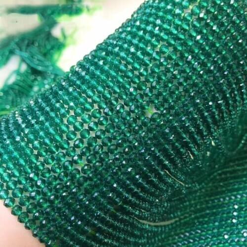 Loose beads spinel quartz roundel faceted 3*4mm green/yellow/white/orange14" for DIY jewelry making FPPJ wholesale beads nature