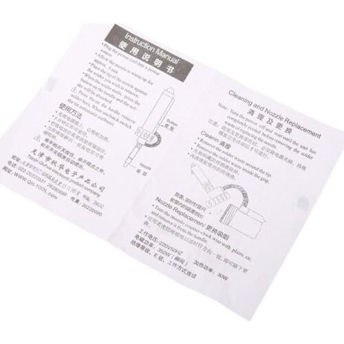 30W 220V 50Hz Electric Vacuum Solder Sucker Desoldering Pump Iron Gun Hand Tool