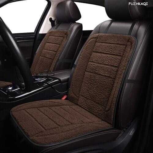 FUZHKAQI 12V Heated car seat cover for Honda all models URV CRV CIVIC fit accord jazz XRV city HRV vezel Insight Spirior seats