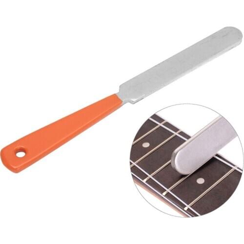 Guitar Fret Crowning Luthier File Stainless Steel Narrow Dual Cutting Edges Tool