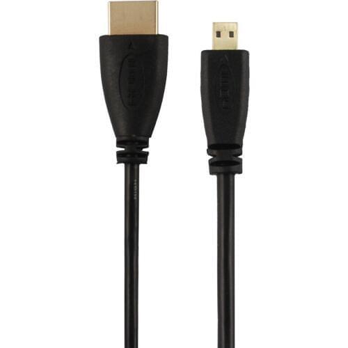 10pcs/lot 5FEET 1.5m 2m 3m 5m 6ft 10ft 15ft MICROHDMI cable with Ethernet Gold Plated for Cell phones for win8 4kx2k