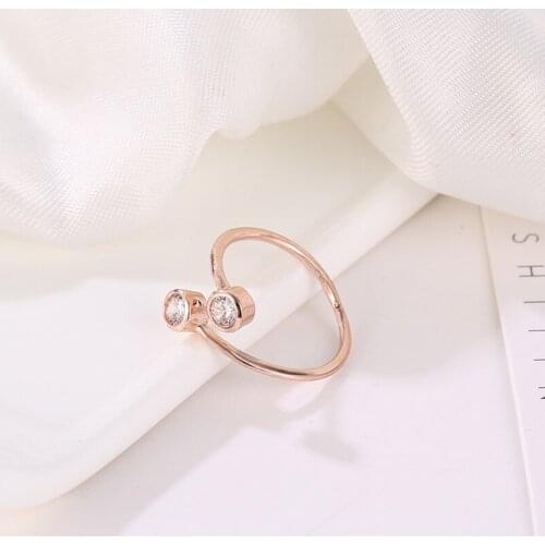 2020 New Fashion Ring Moon Star Open Finger Golden Adjustable Rings Women Girls Bride Jewelry Ring Wedding Engagement Jewelry