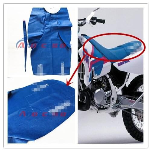 Motorcycle accessories To use for yamaha DT200WR leather seat cover Seat leather