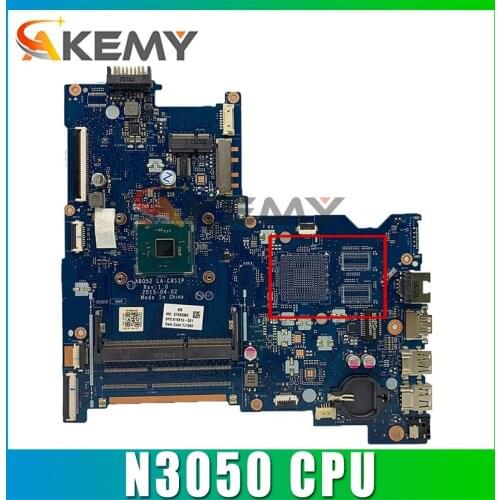 Original LA-C811P For HP pavilion 250 G4 15-AC laptop motherboard N3050 CPU DDR3 815248-501 815248-601 815248-001 ABQ52 LA-C811P