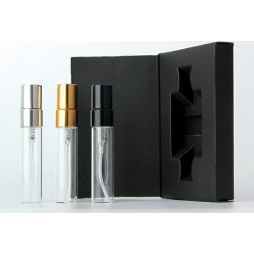 10pcs/lot Perfume Atomization Empty Bottle Can Be Filled Customizable Paper Boxes Packaging Custom Logo Good Box Present