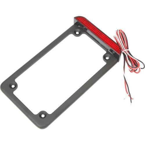 Universal Motorcycle Fender Eliminator License Plate Bracket And LED Taillight Accessory For Harley Honda Kawasaki Suzuki Yamaha